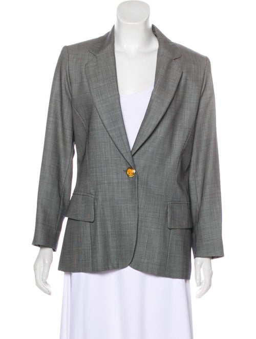 Escada Margaretha Ley Virgin Wool Structured Blaze
