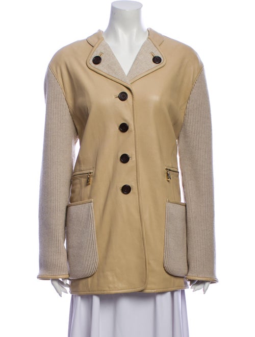 Escada Margaretha Ley Leather Coat