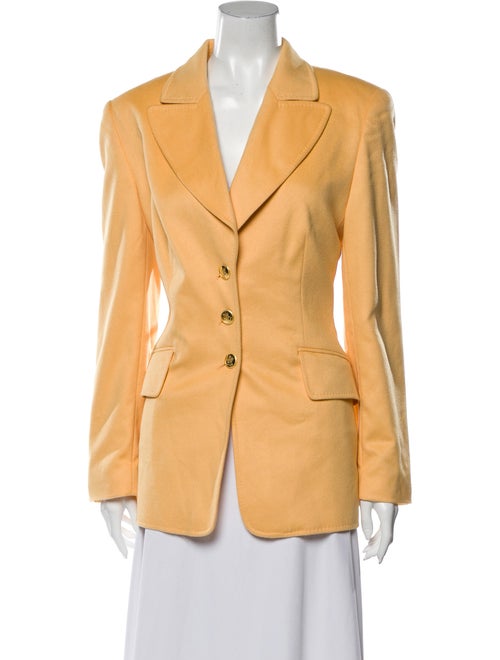 Escada Margaretha Ley Cashmere Blazer Yellow