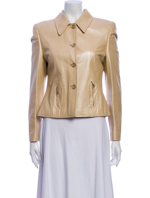 Escada Margaretha Ley Leather Blazer