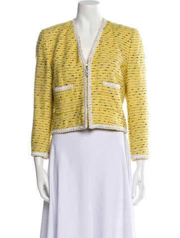 Escada Margaretha Ley Jackets Tweed Pattern Evening Jacket Us10, De40 | L
