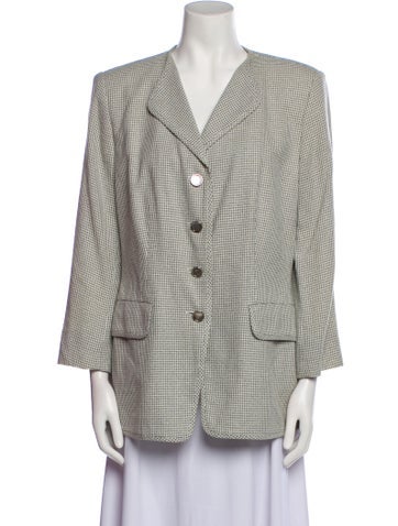 Escada Margaretha Ley Jackets Vintage Printed Blazer Us12, De42 | XL