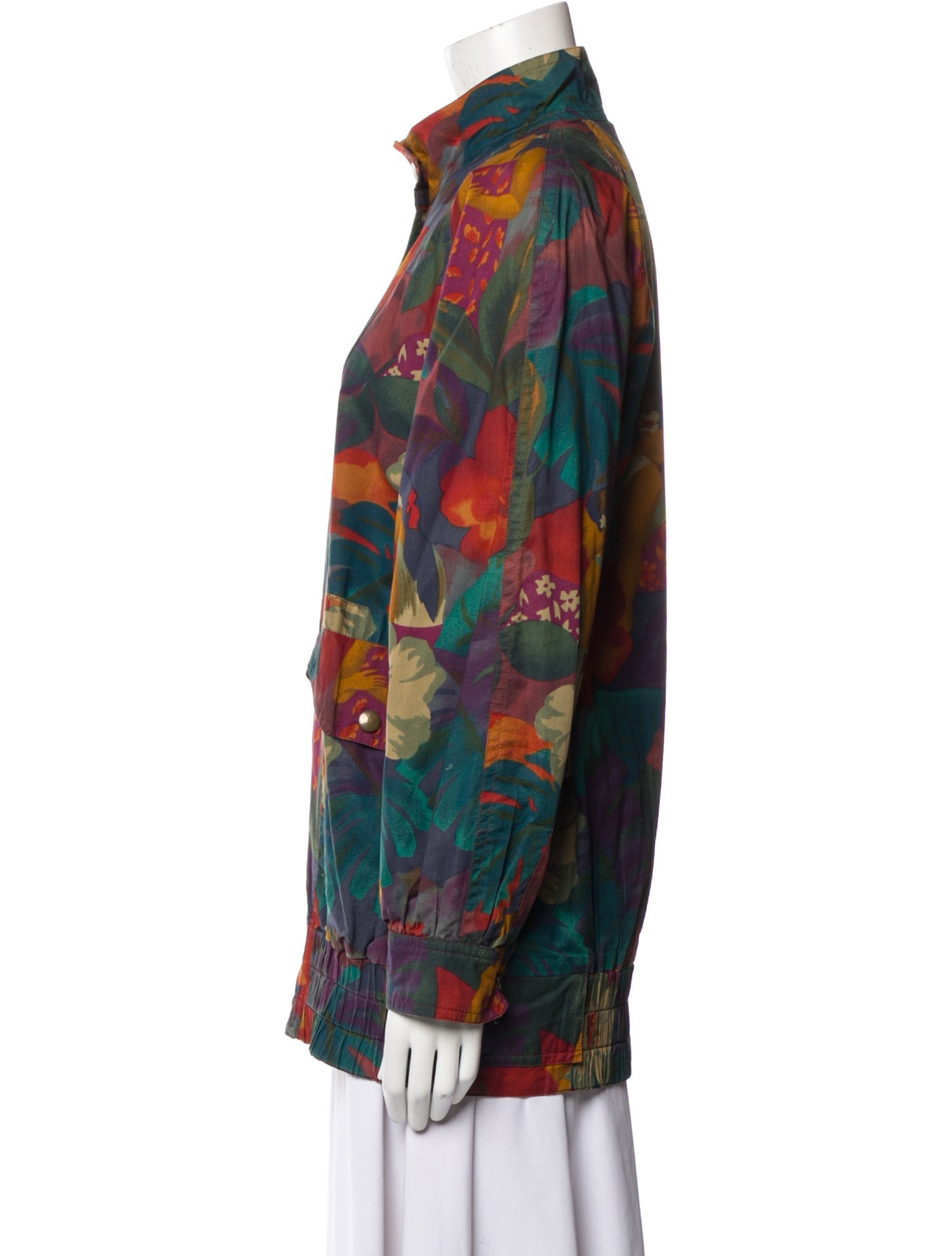 Escada Margaretha Ley Vintage Floral Print Jacket