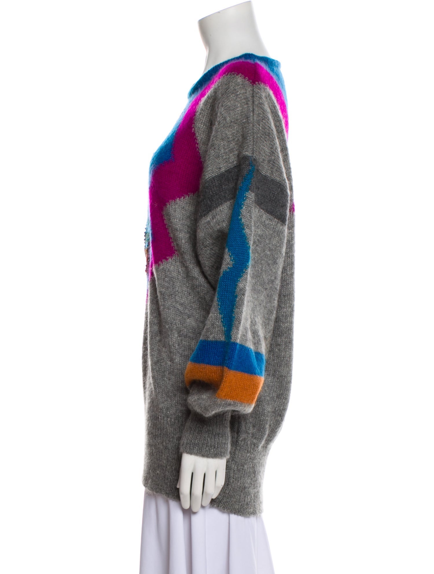 Escada Margaretha Ley Mohair Printed Sweater