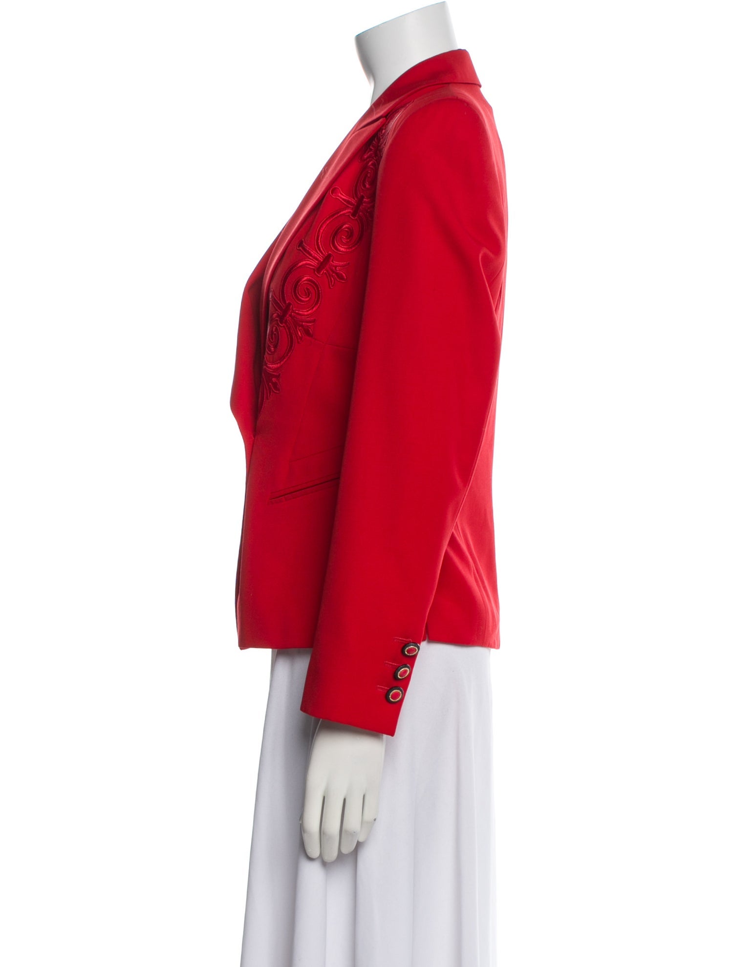 Escada Margaretha Ley Wool Printed Blazer