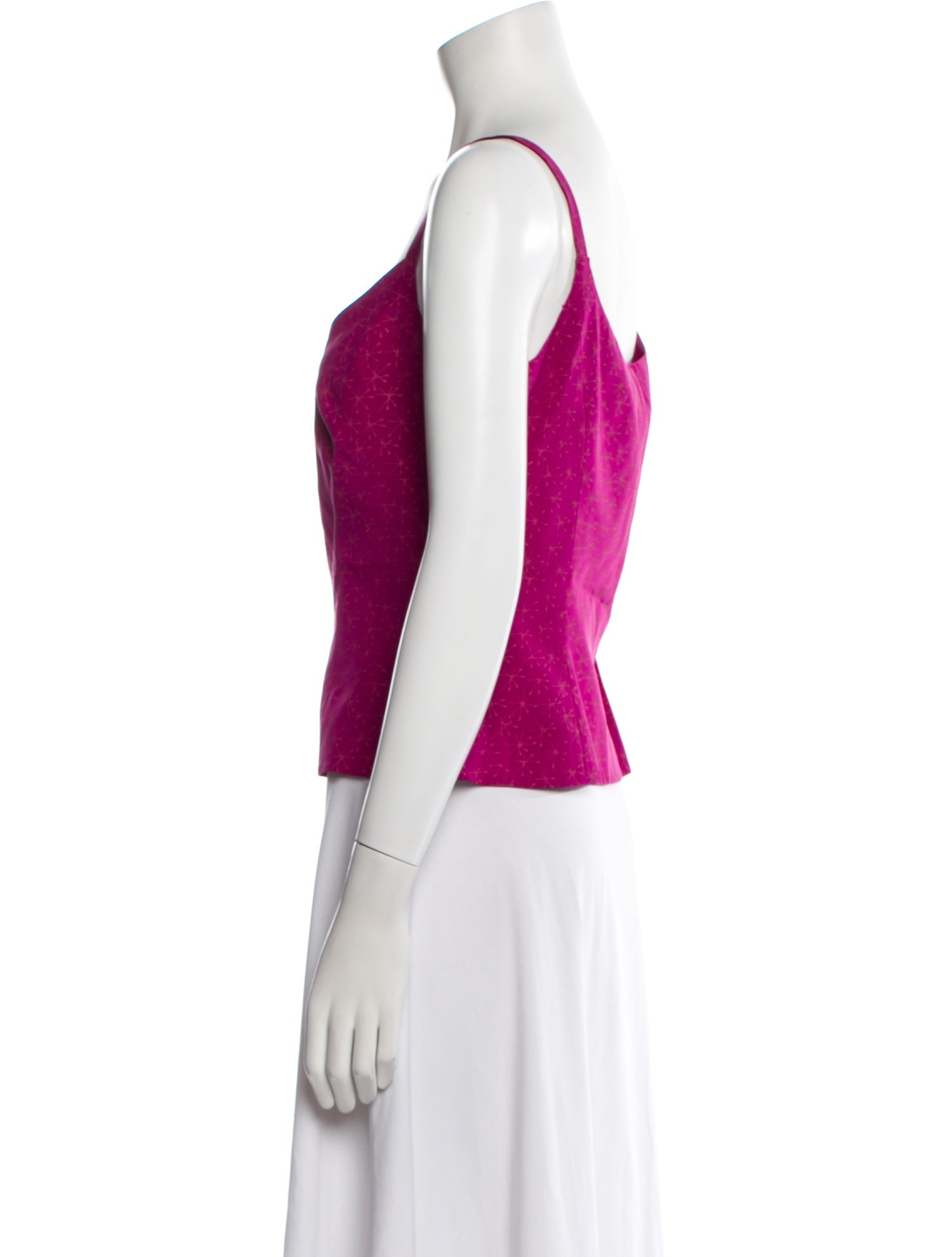 Escada Margaretha Ley Silk V-Neck Top