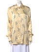 Escada Margaretha Ley Silk Printed Button-Up Top