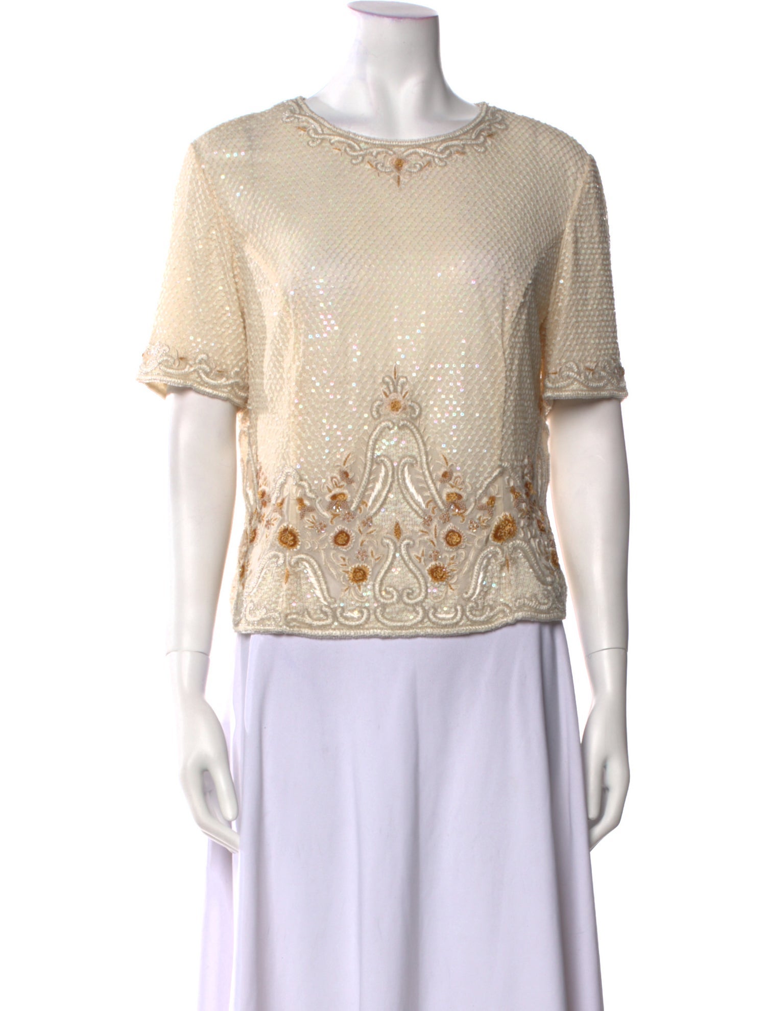 Escada Margaretha Ley Silk Patterned Top