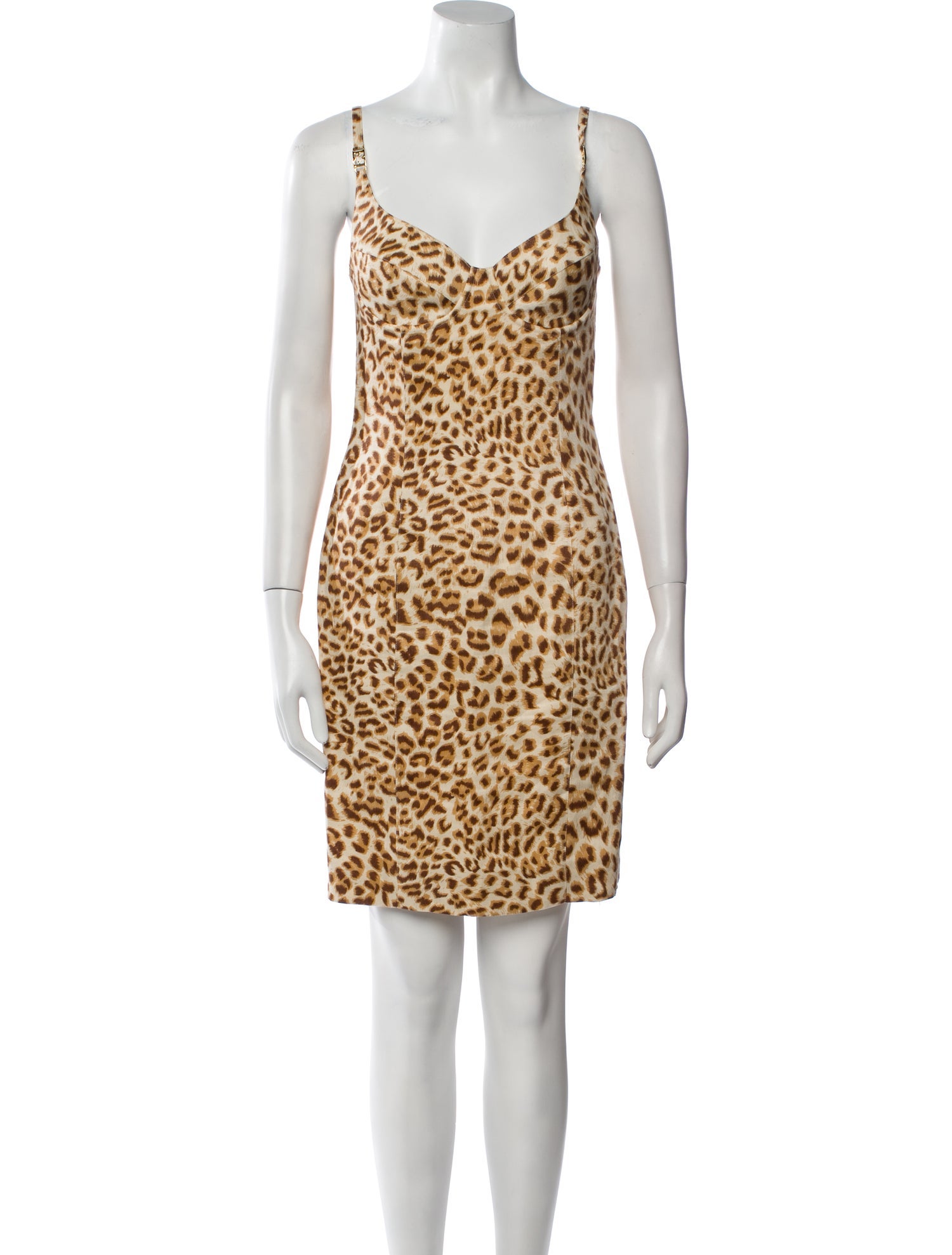 Escada Margaretha Ley Linen Knee-Length Dress