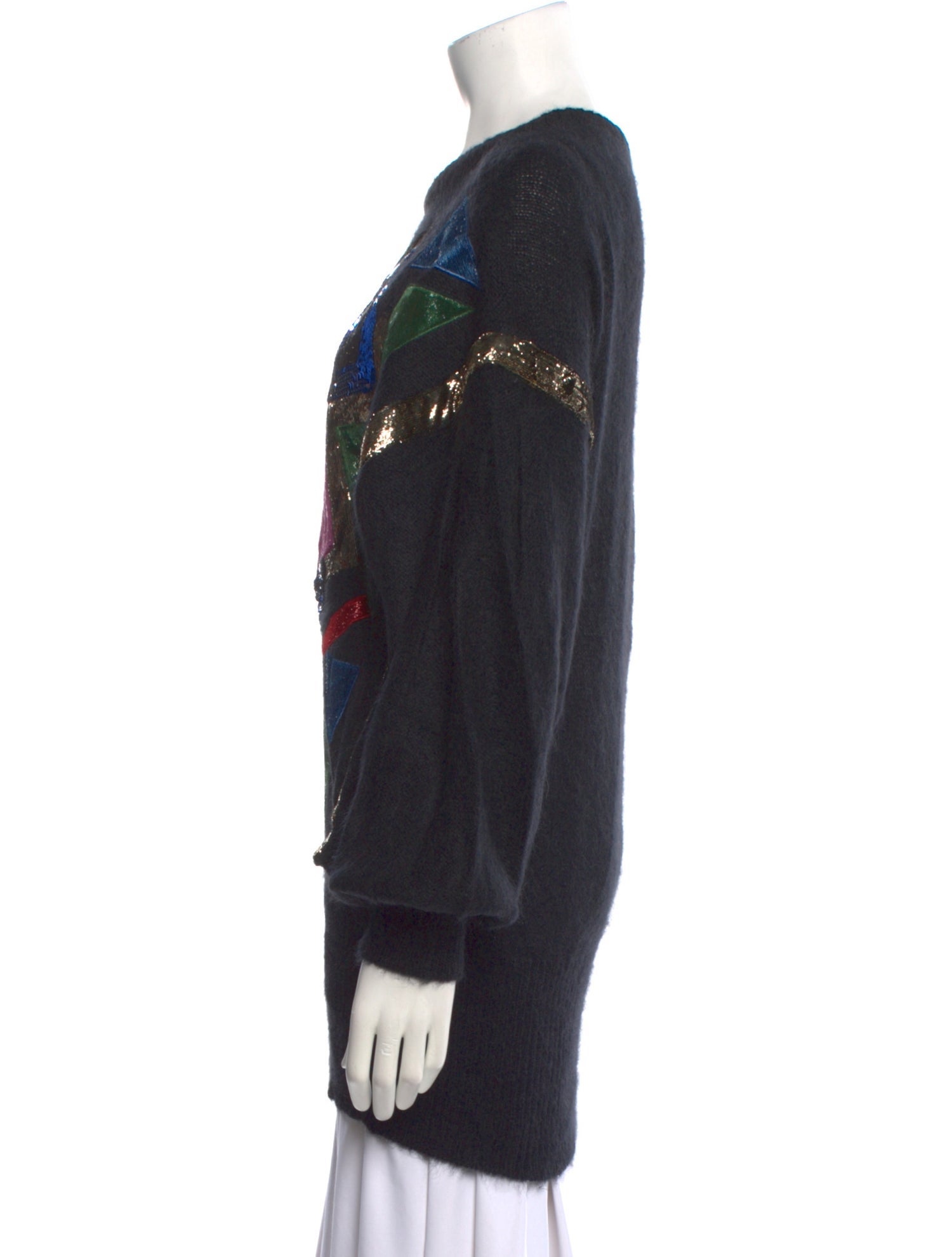 Escada Margaretha Ley Vintage Graphic Print Sweater