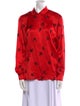 Escada Margaretha Ley Silk Printed Button-Up Top