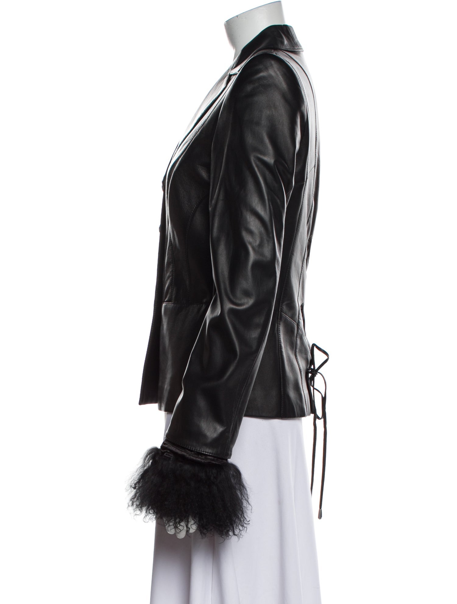 Escada Margaretha Ley Leather Blazer