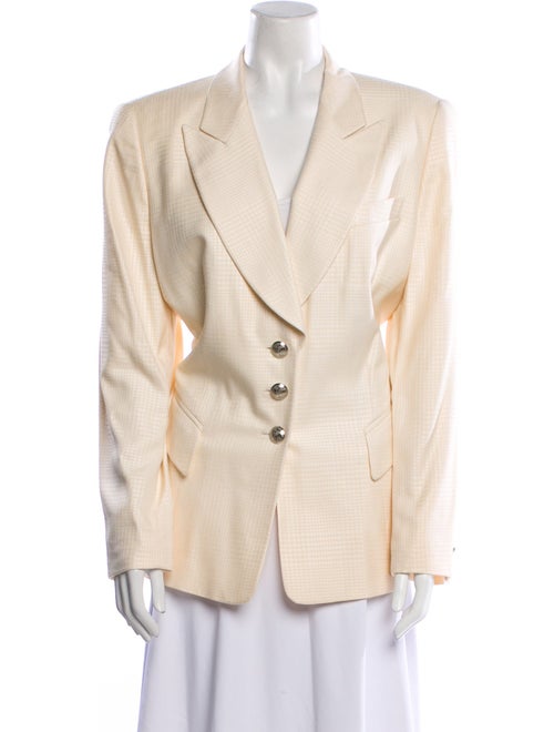 Escada Margaretha Ley Silk Striped Blazer