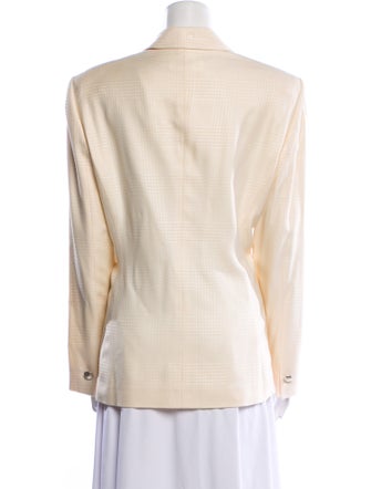 Escada Margaretha Ley Silk Striped Blazer