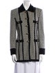 Escada Margaretha Ley Wool Printed Evening Jacket