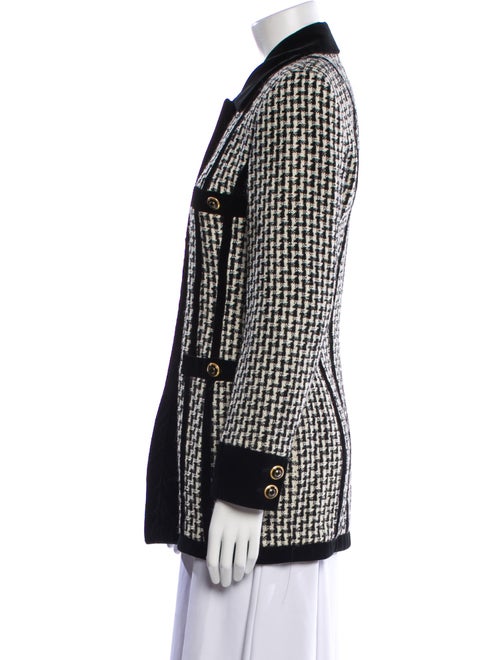 Escada Margaretha Ley Wool Printed Evening Jacket
