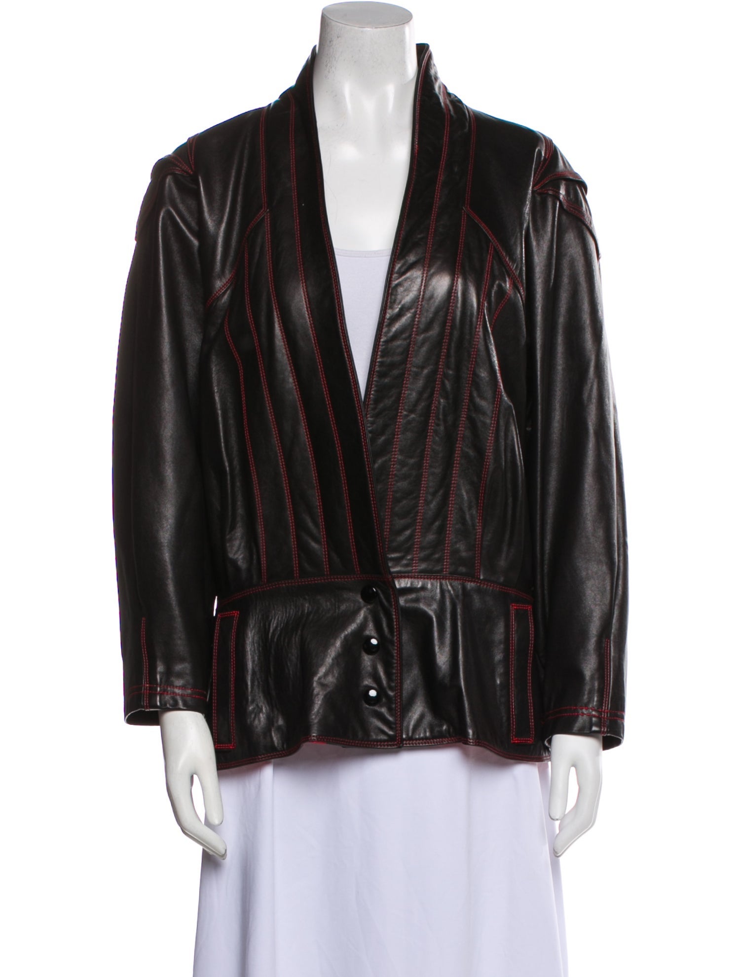 Escada Margaretha Ley Leather Jacket
