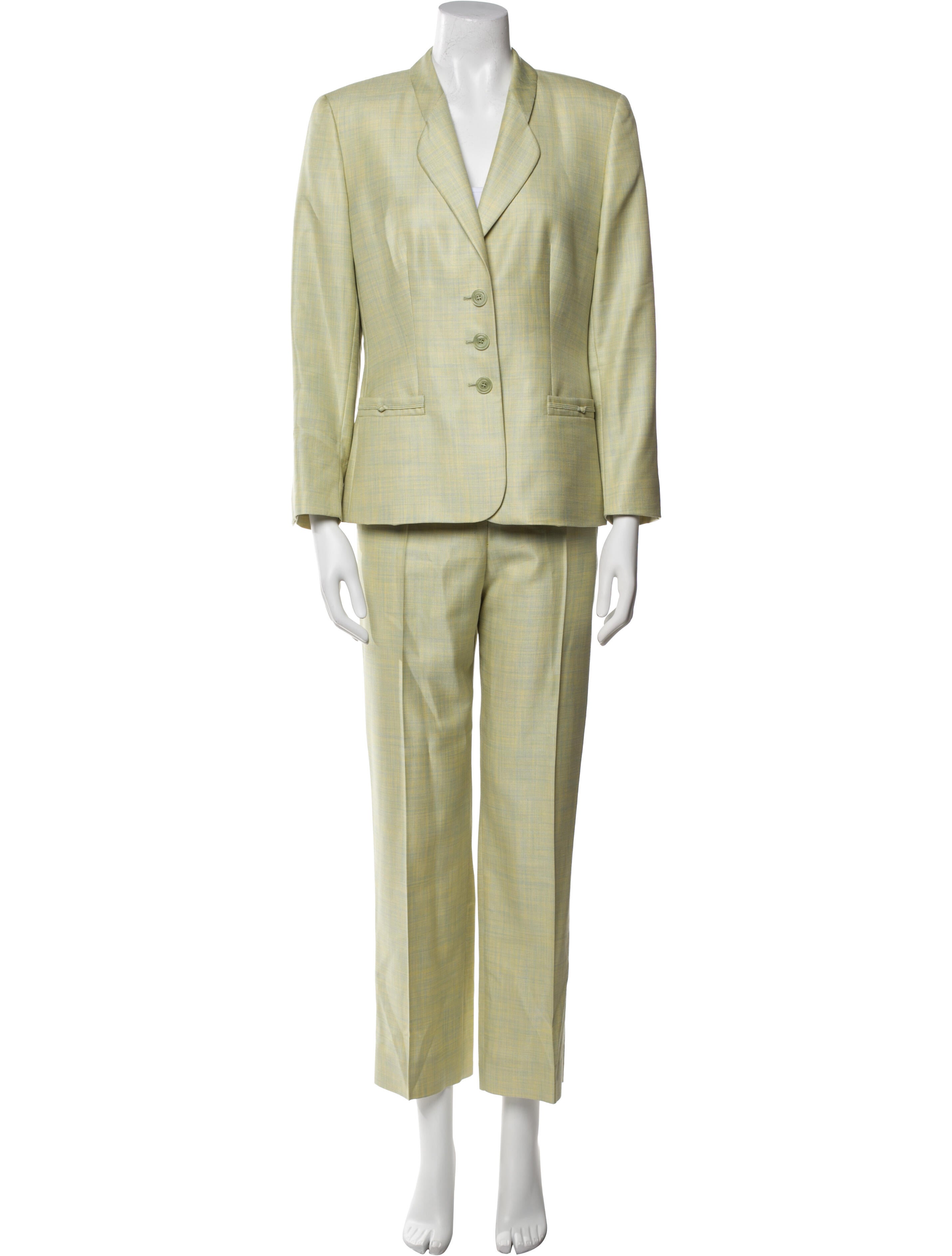 Escada Margaretha Ley Virgin Wool Pantsuit