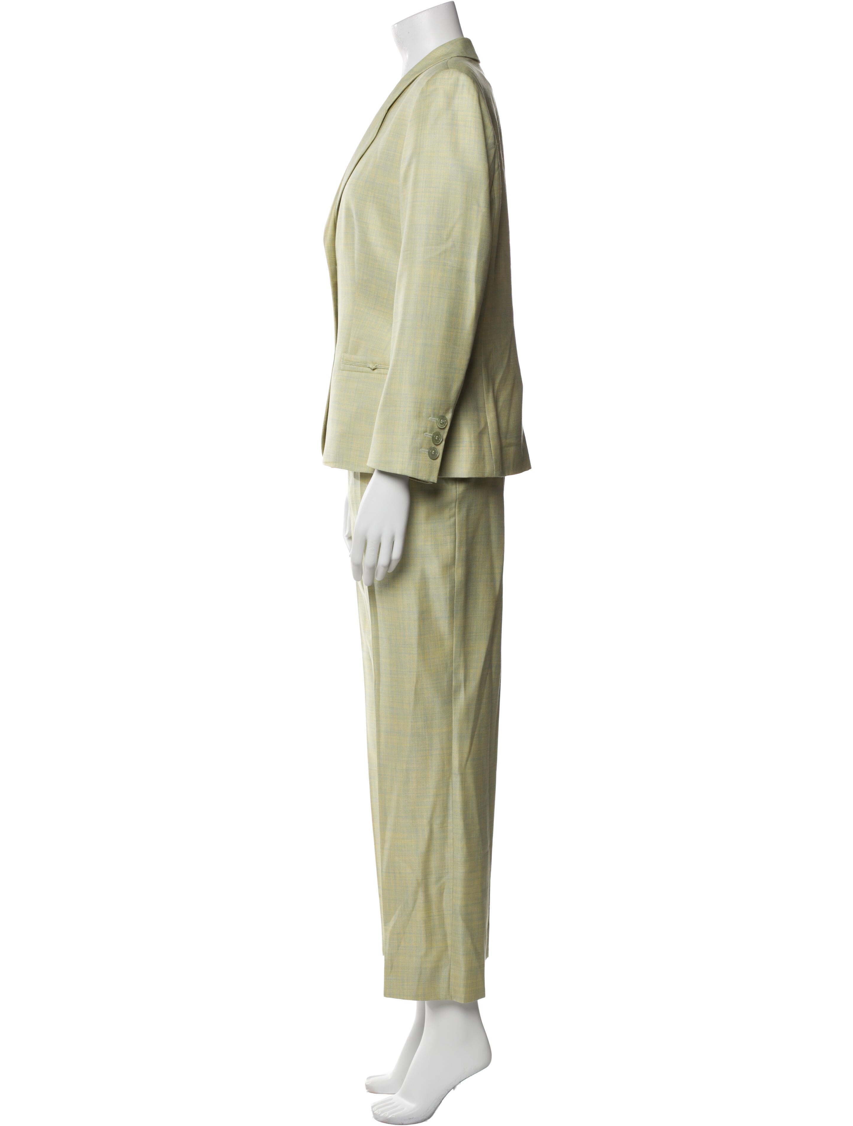 Escada Margaretha Ley Virgin Wool Pantsuit