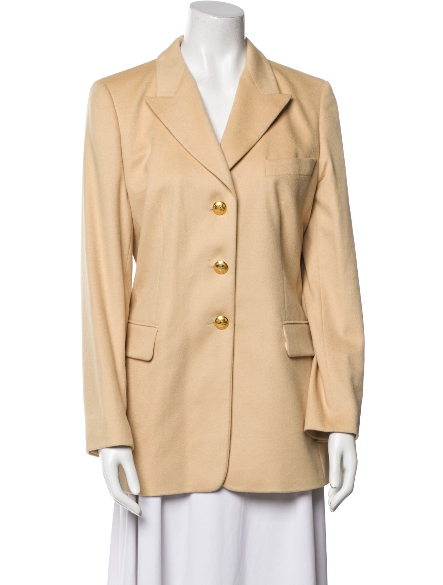 Escada Margaretha Ley Vintage Silk Fur Jacket