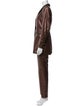 Escada Margaretha Ley Leather Pantsuit