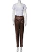 Escada Margaretha Ley Leather Pantsuit