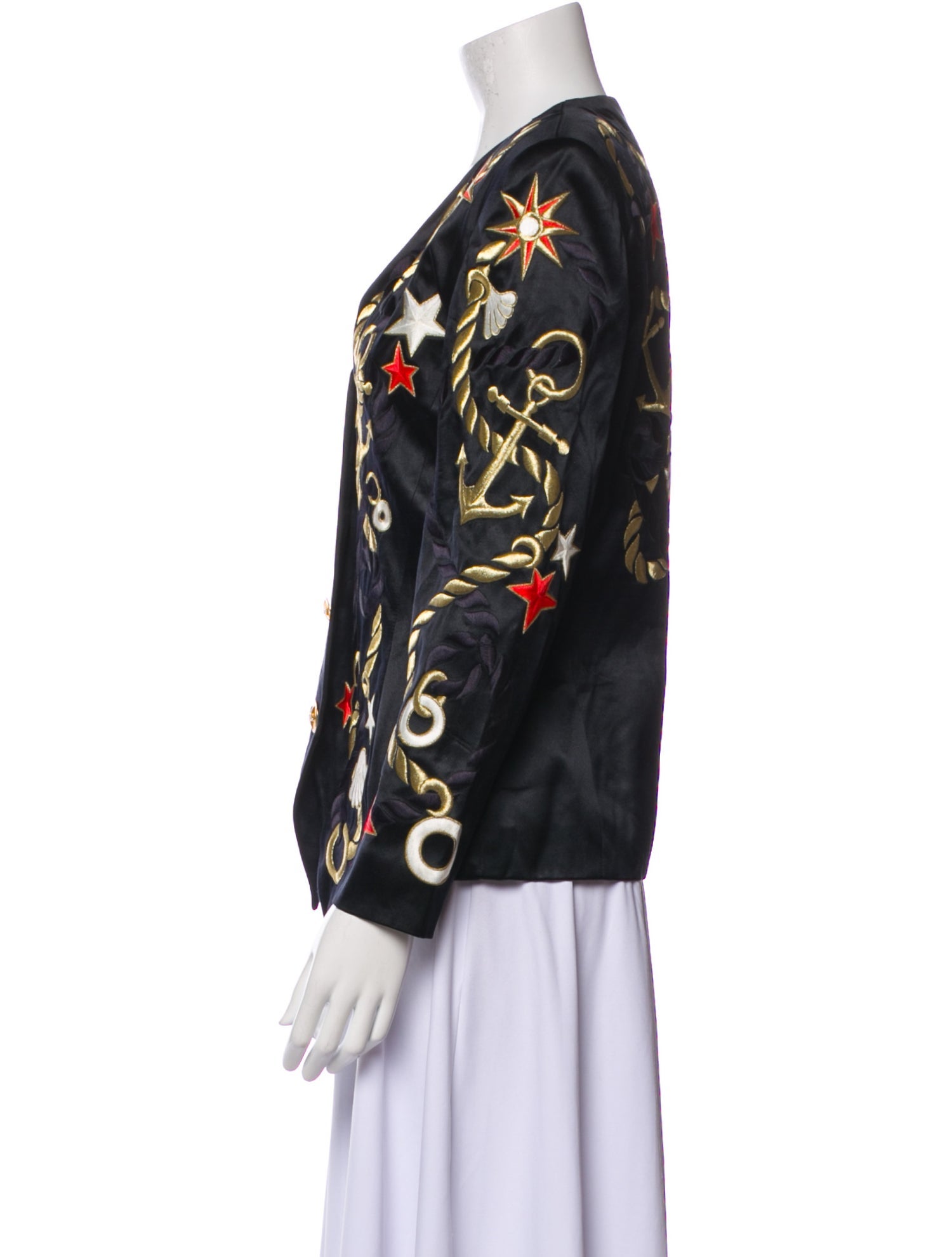 Escada Margaretha Ley Printed Evening Jacket