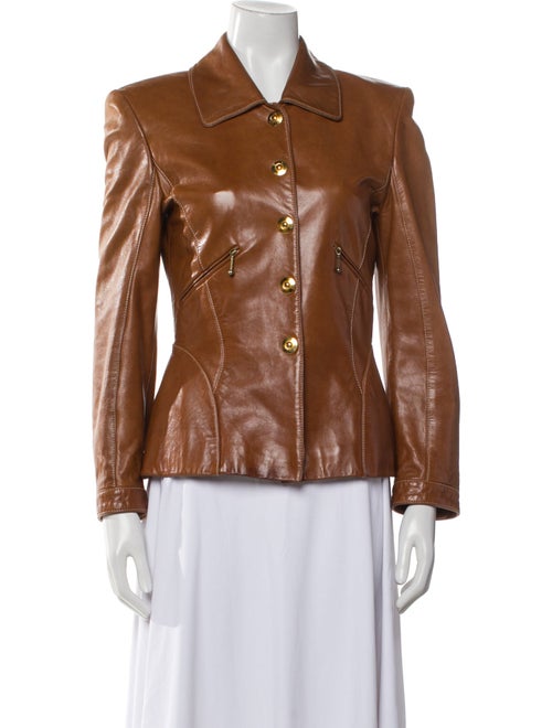 Escada Margaretha Ley Leather Biker Jacket