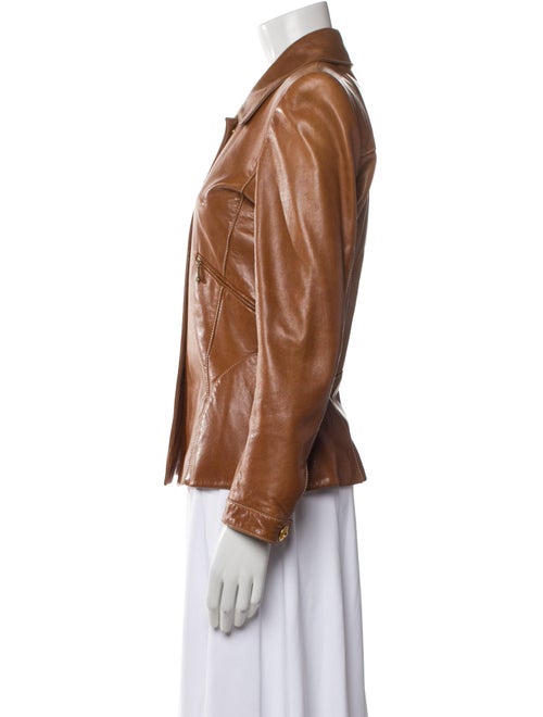 Escada Margaretha Ley Leather Biker Jacket