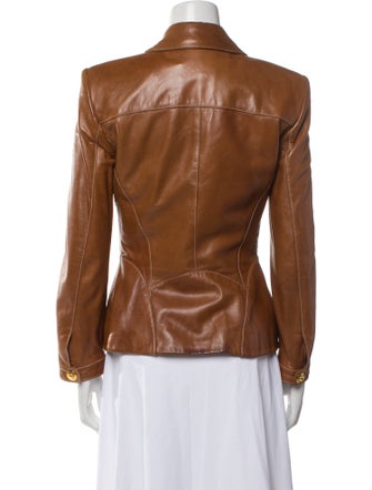 Escada Margaretha Ley Leather Biker Jacket