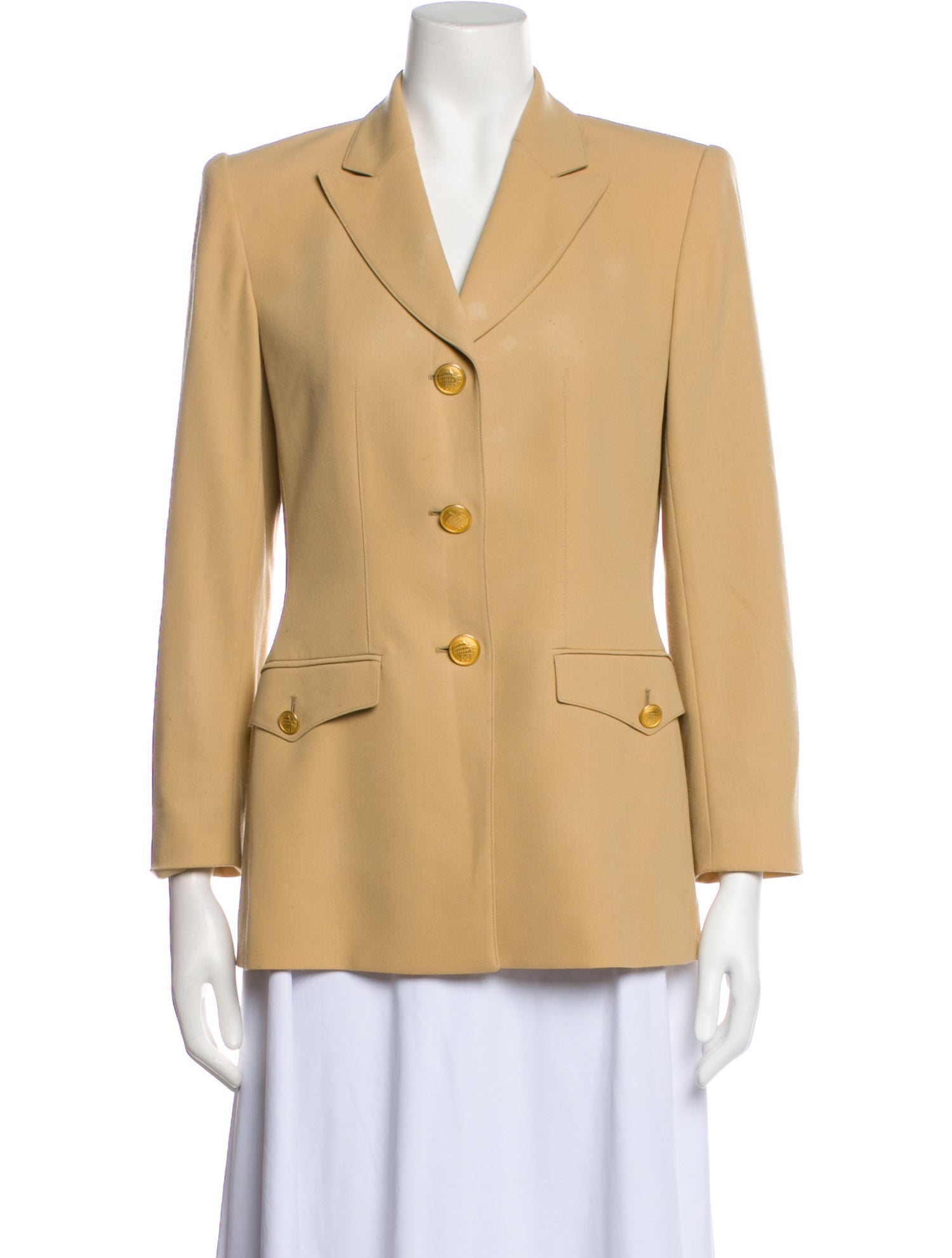 Escada Margaretha Ley Vintage Virgin Wool Blazer