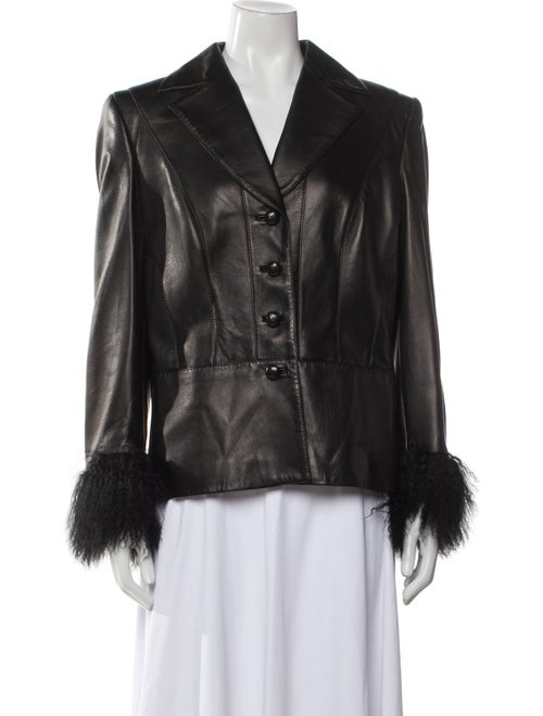 Escada Margaretha Ley Leather Blazer