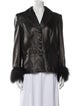 Escada Margaretha Ley Leather Blazer