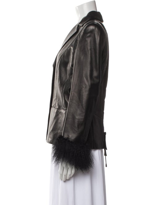 Escada Margaretha Ley Leather Blazer