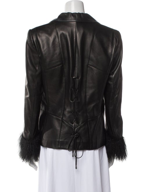Escada Margaretha Ley Leather Blazer