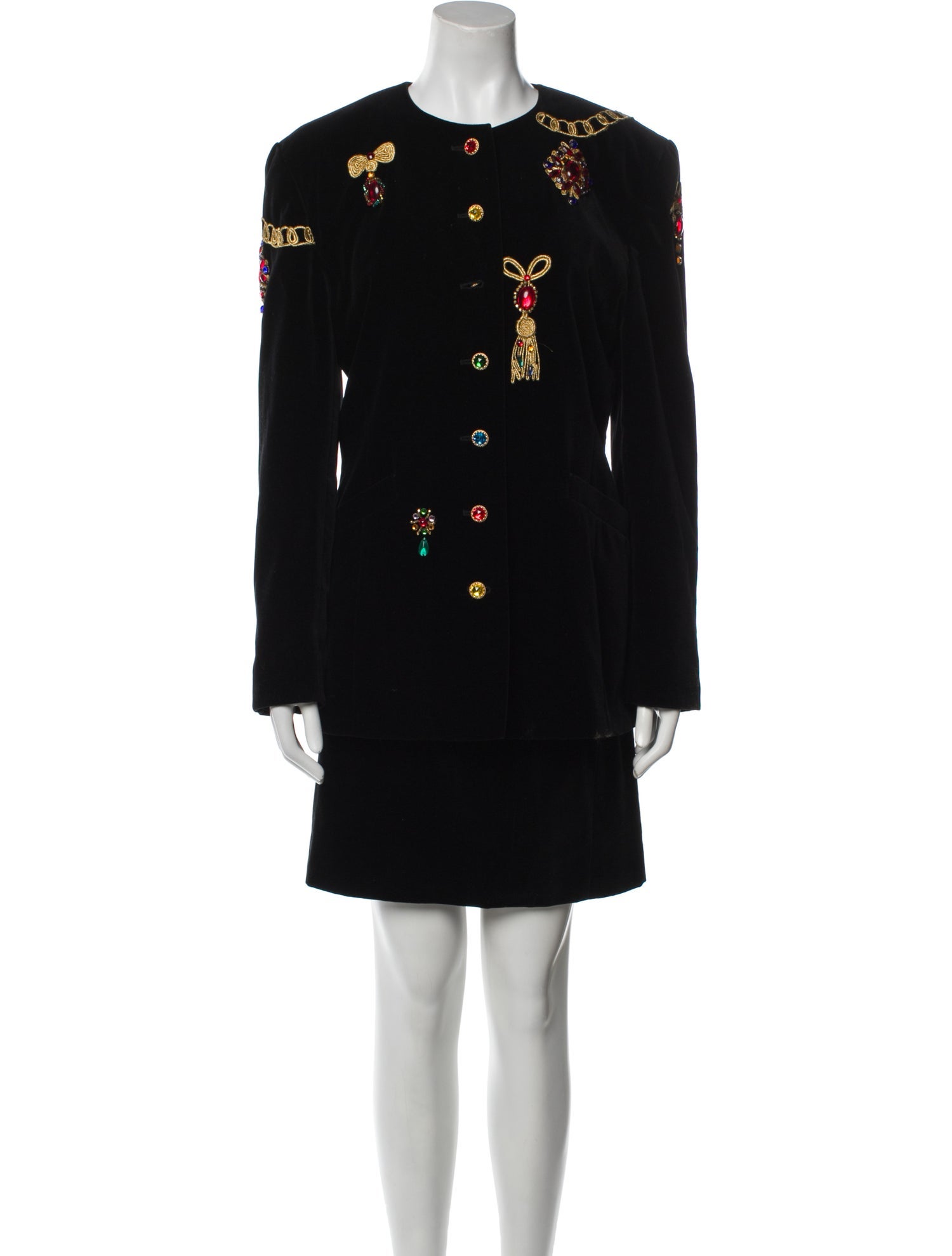 Escada Margaretha Ley Vintage 1980's Skirt Suit