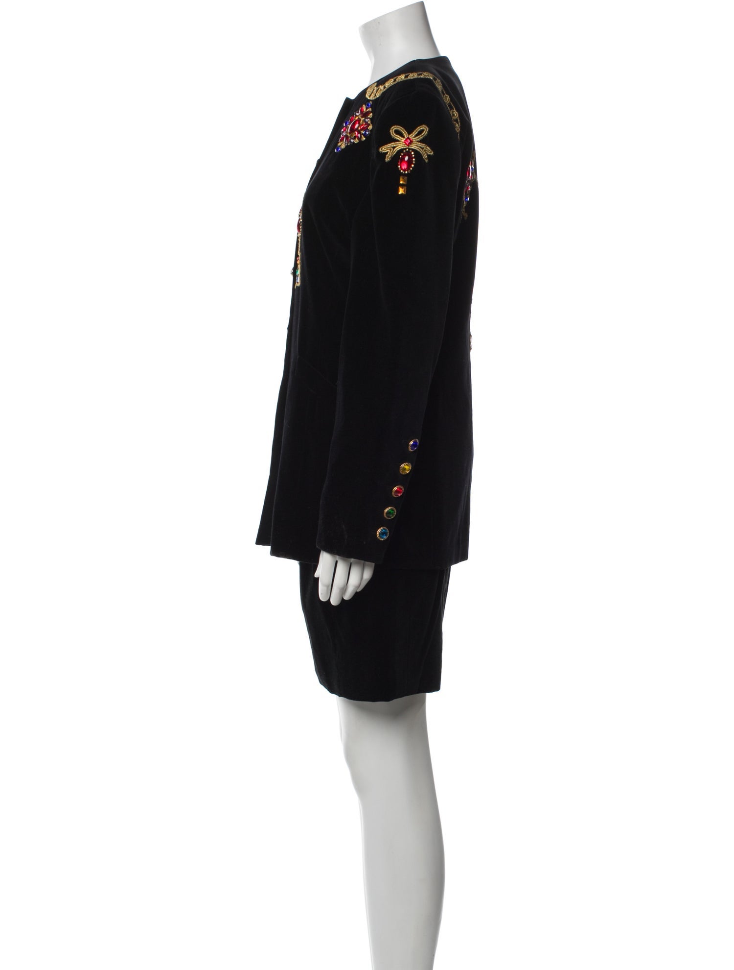 Escada Margaretha Ley Vintage 1980's Skirt Suit
