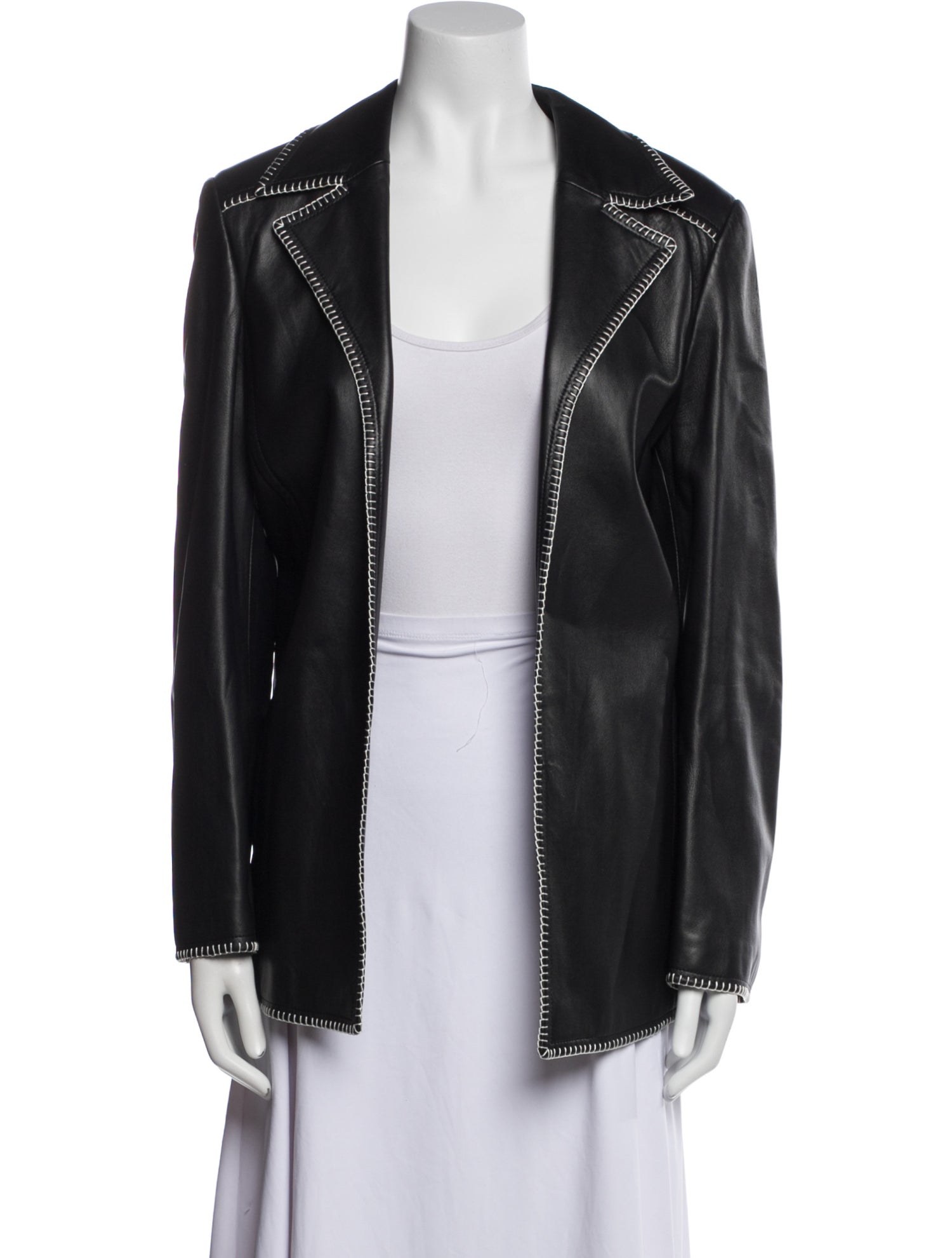 Escada Margaretha Ley Leather Biker Jacket