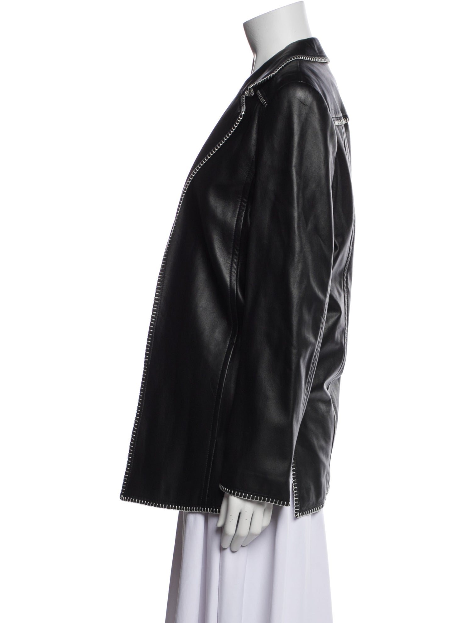 Escada Margaretha Ley Leather Biker Jacket