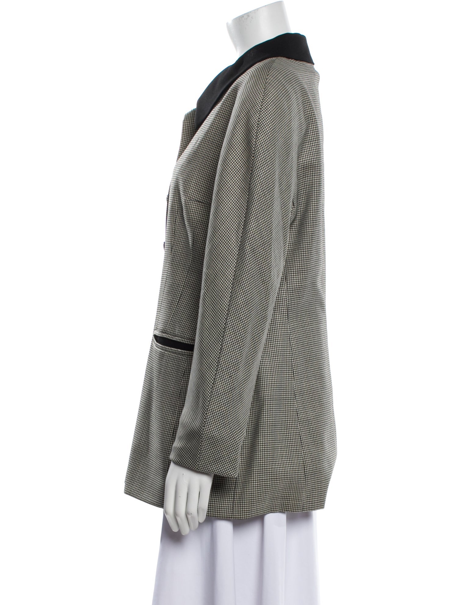 Escada Margaretha Ley Houndstooth Print Blazer