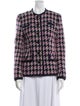 Escada Margaretha Ley Houndstooth Print Evening Jacket