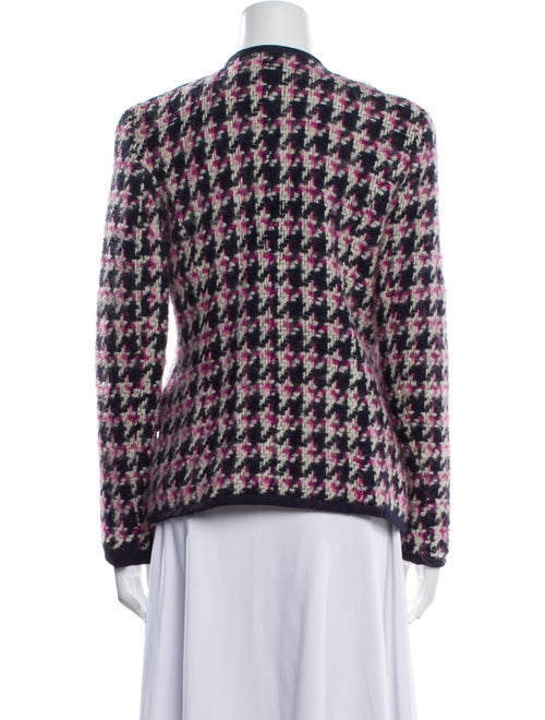Escada Margaretha Ley Houndstooth Print Evening Jacket