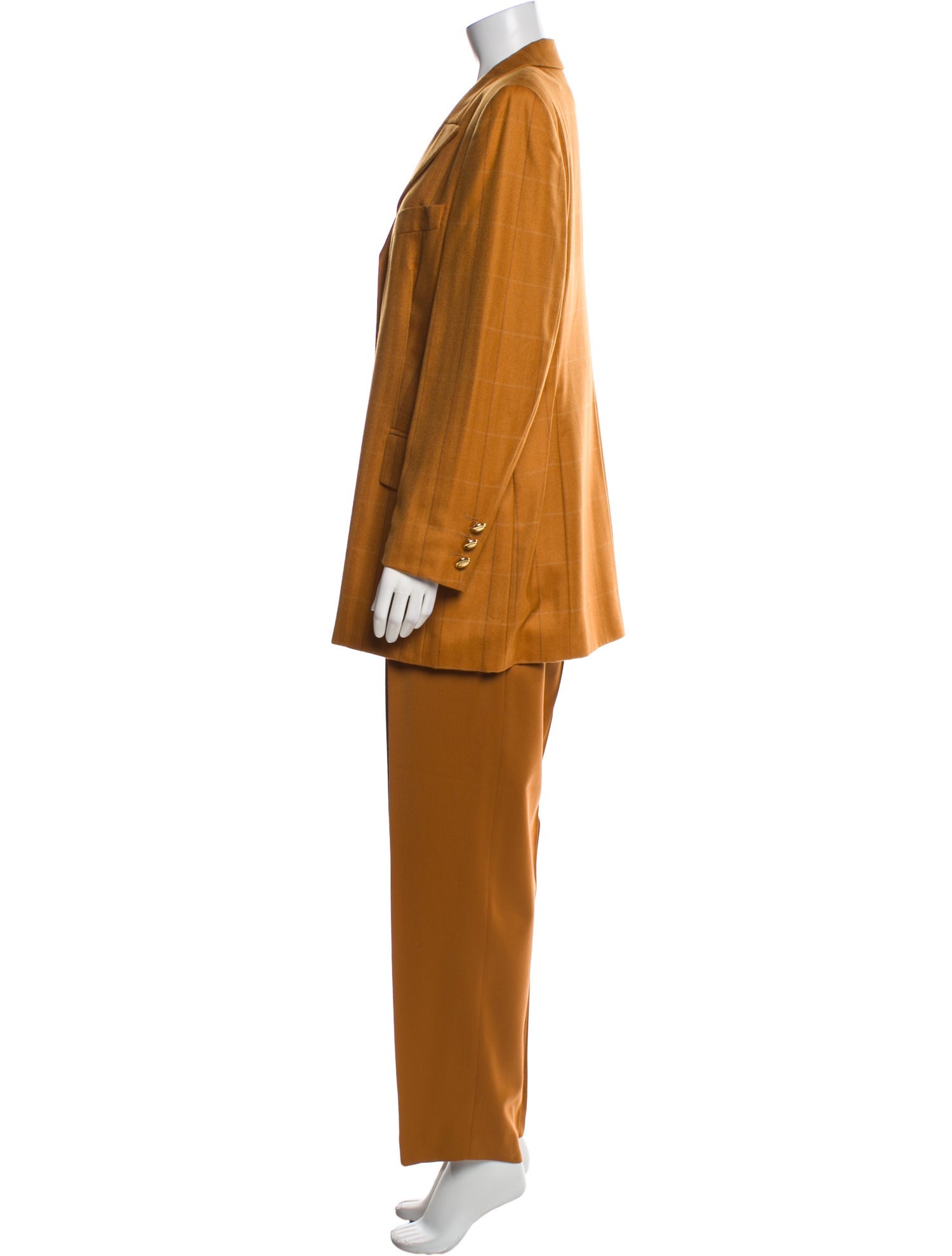 Escada Margaretha Ley Vintage Wool Pantsuit