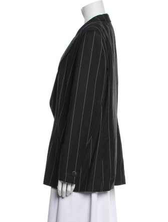 Escada Margaretha Ley Wool Striped Blazer