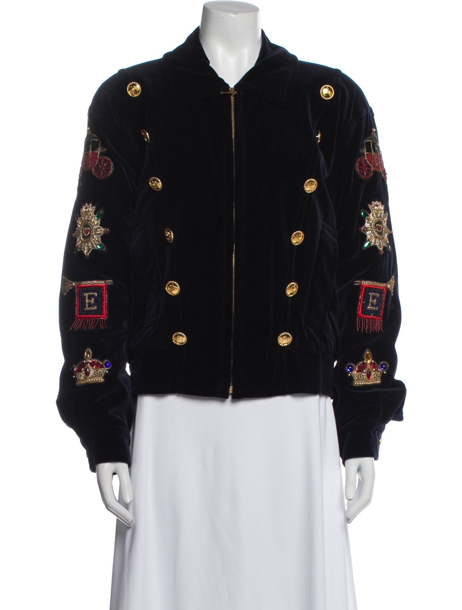 Escada Margaretha Ley Printed Bomber Jacket