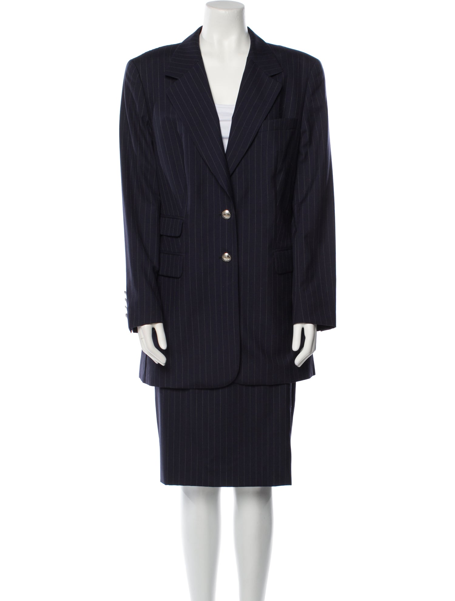 Escada Margaretha Ley Vintage Cashmere Skirt Suit