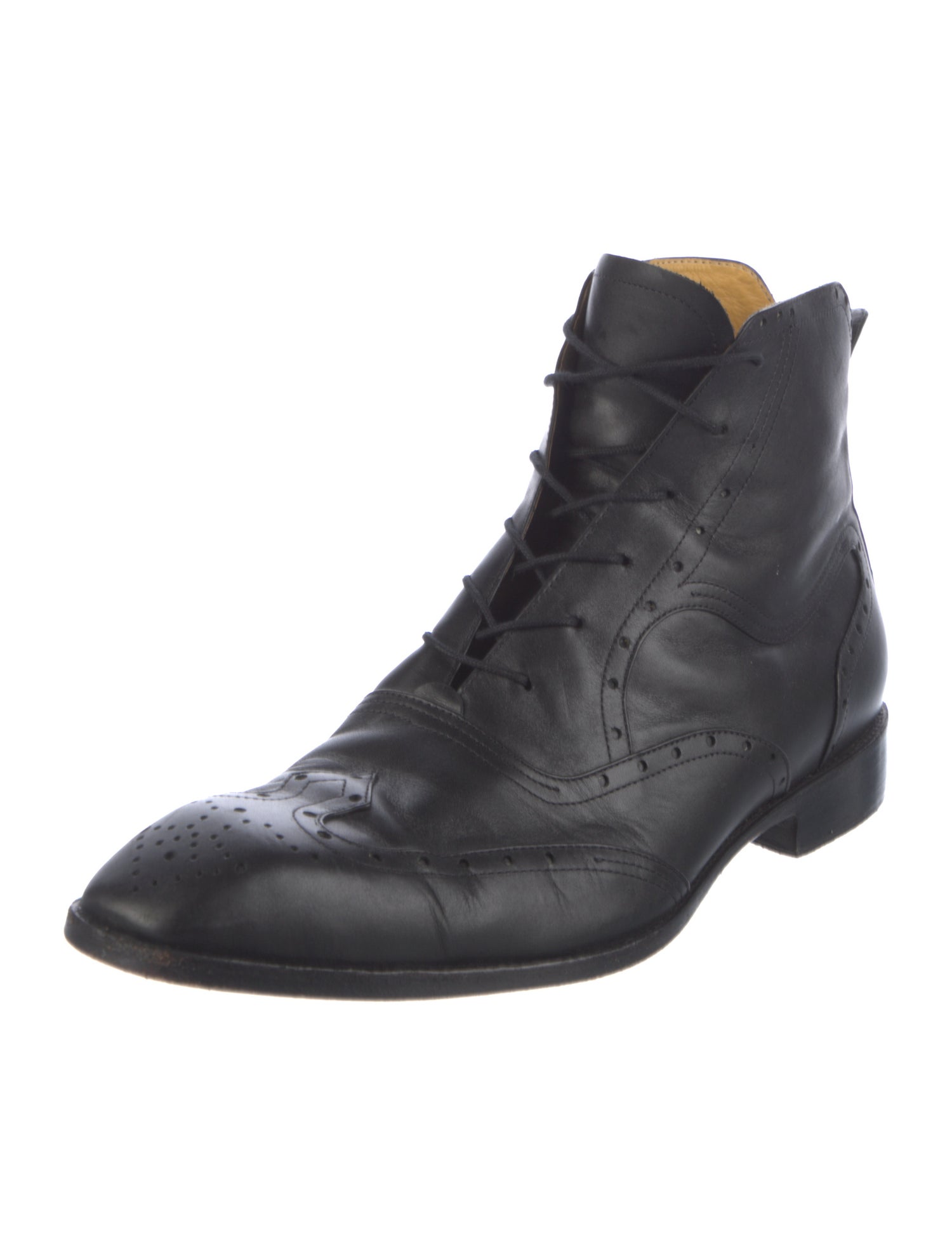 Esquivel Leather Lace-Up Boots