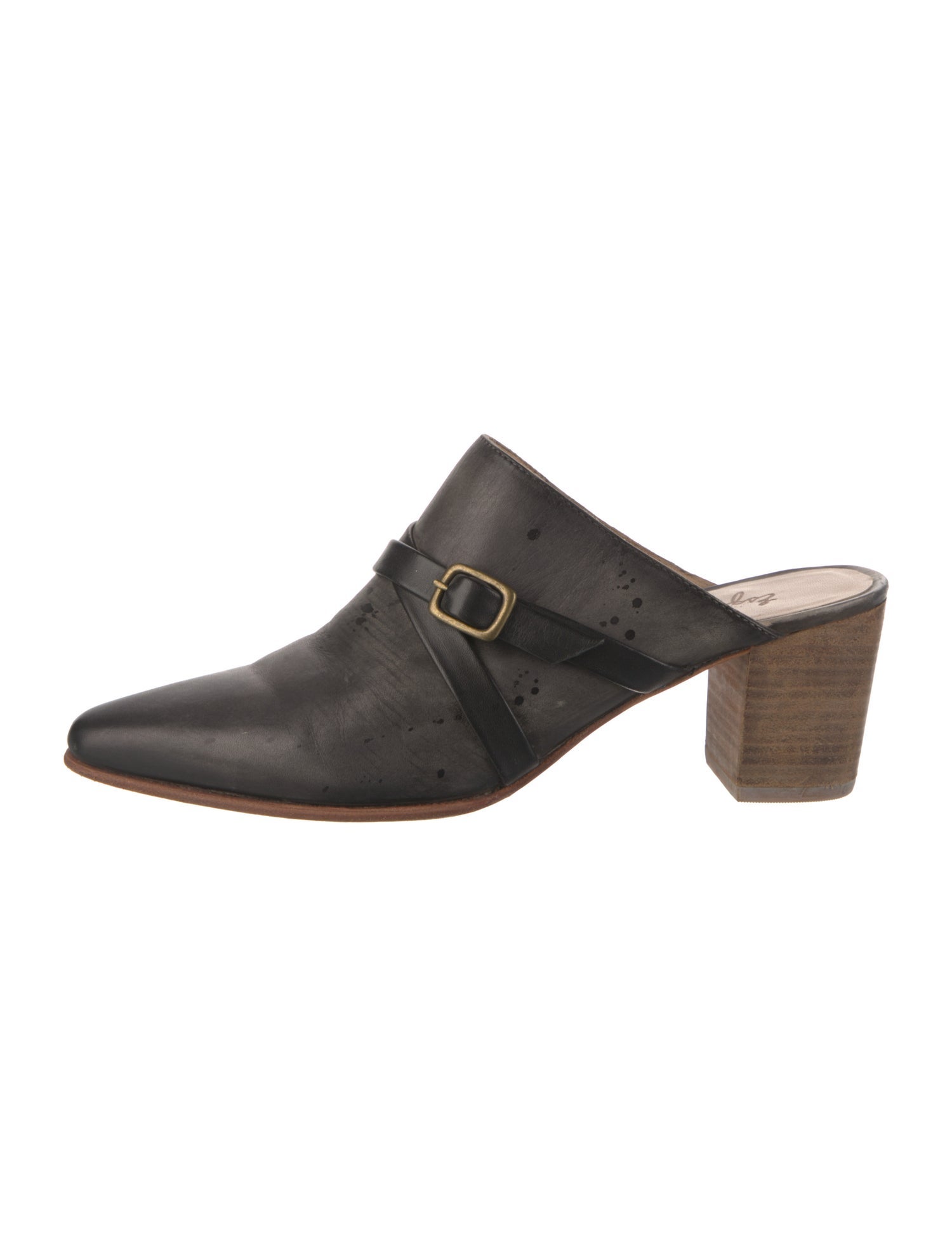 Esquivel Leather Distressed Accents Mules
