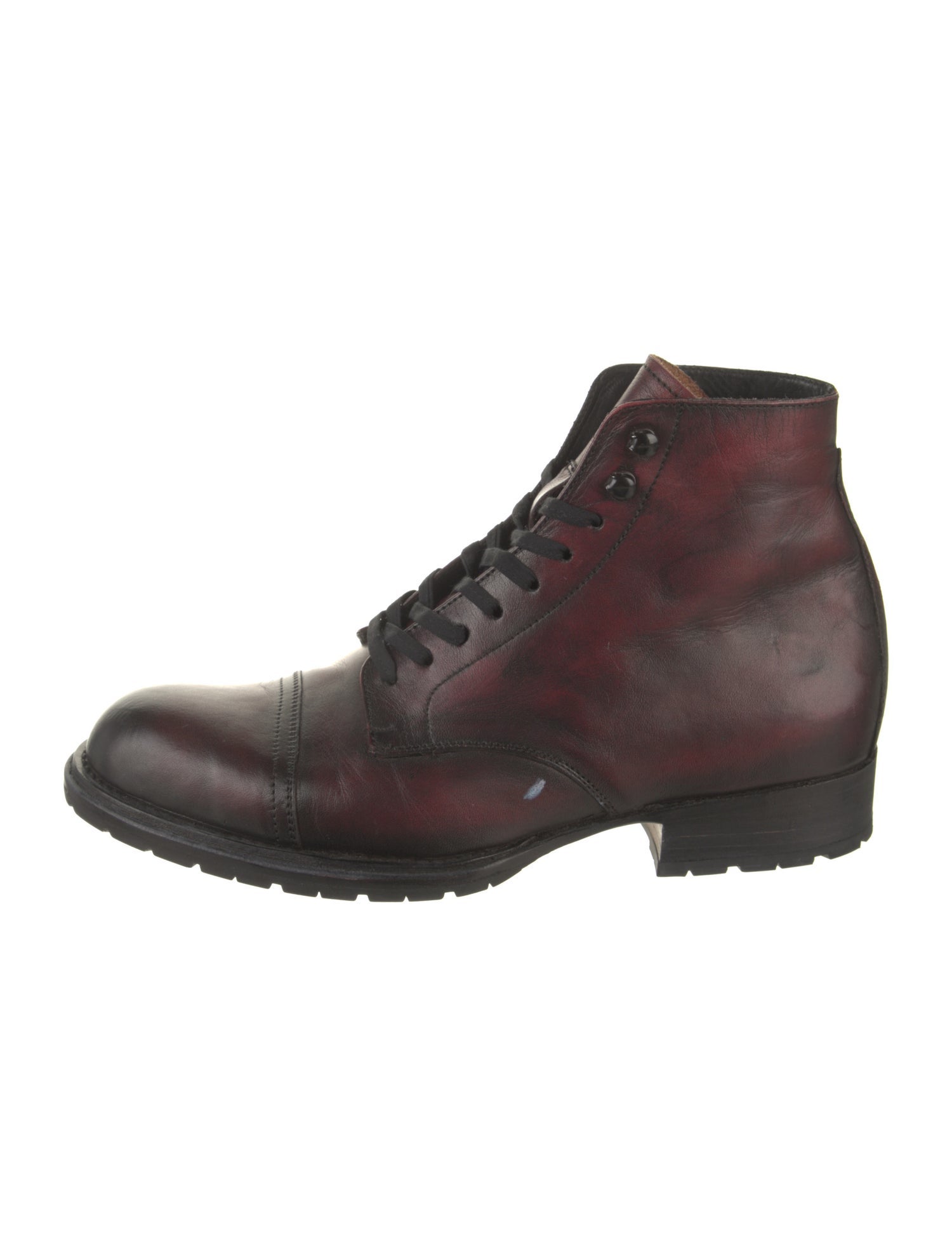 Esquivel Leather Combat Boots