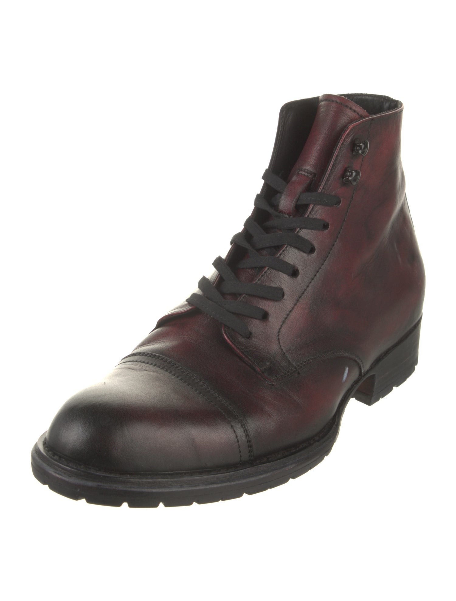 Esquivel Leather Combat Boots